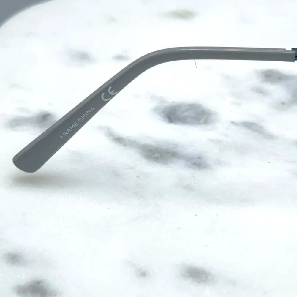 FLEXON Washington 600 412 Blue Mens Half Rim Eyeglasses Frames Only 54-18-140